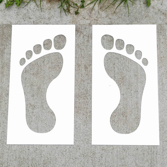 Big Foot Prints PopOut Stencils (2 Pack)