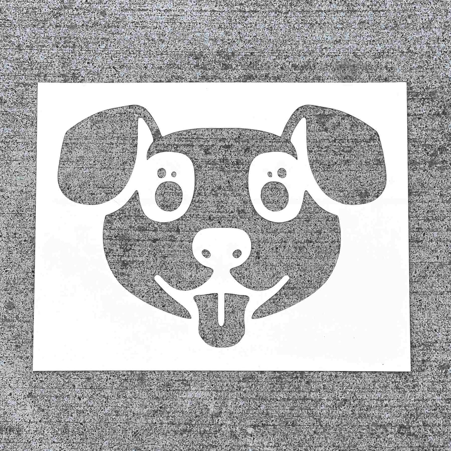 Cute Dog PopOut Stencil