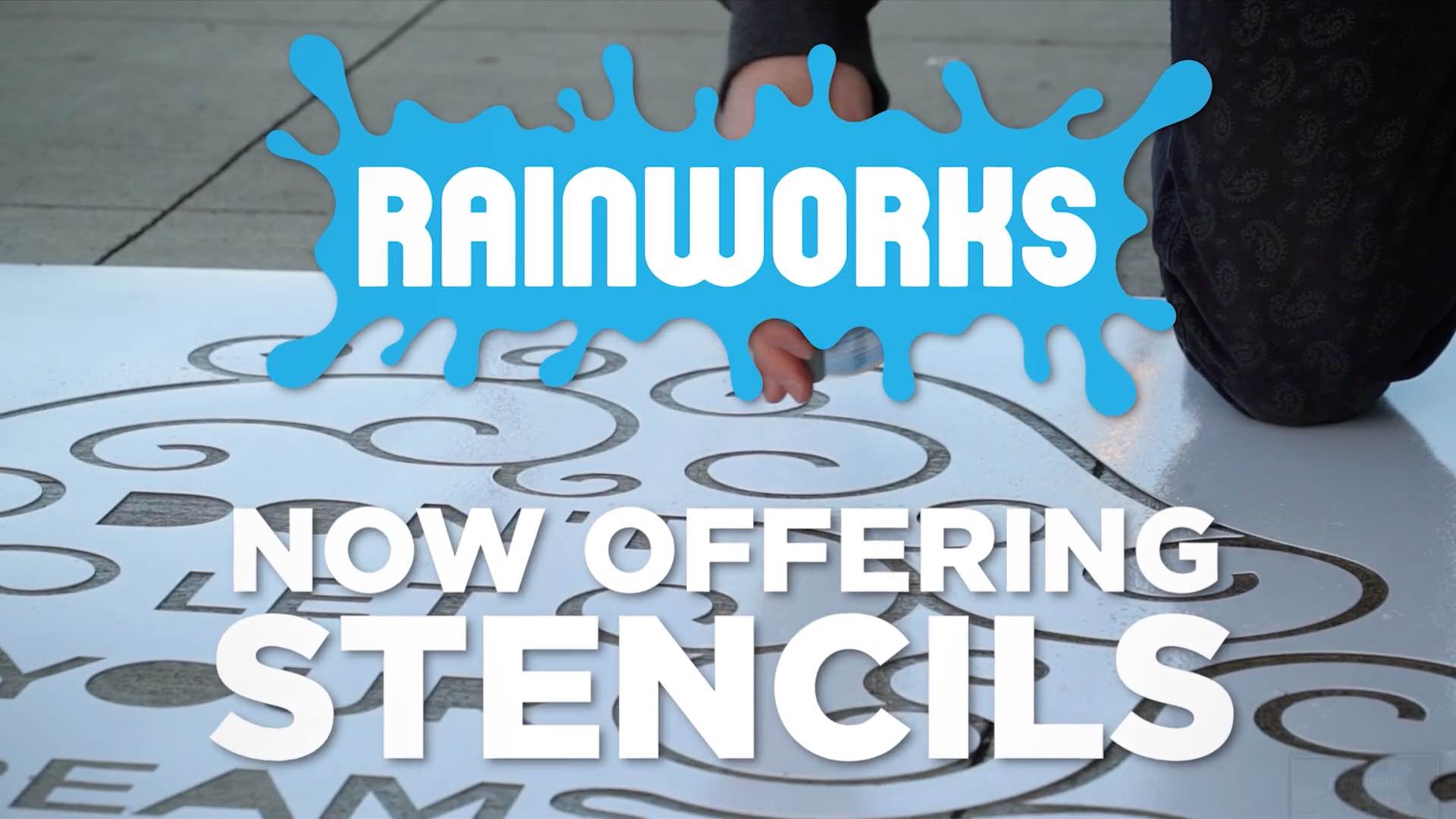 Load video: Rainworks Stencils Promo Video