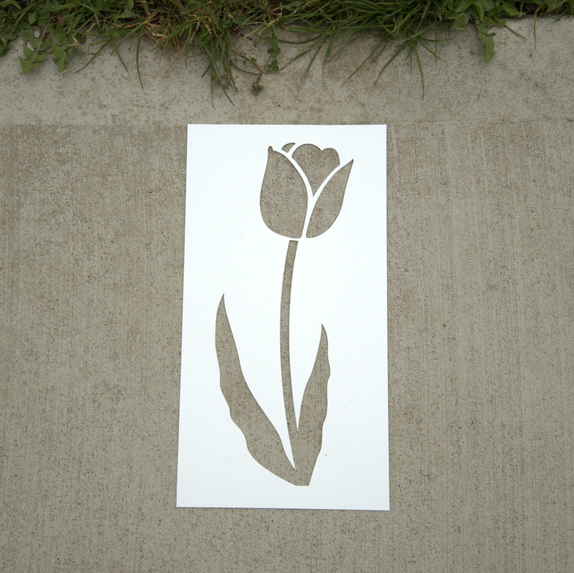 Tulip PopOut Stencil – Rainworks tulip-popout-stencil-rainworks