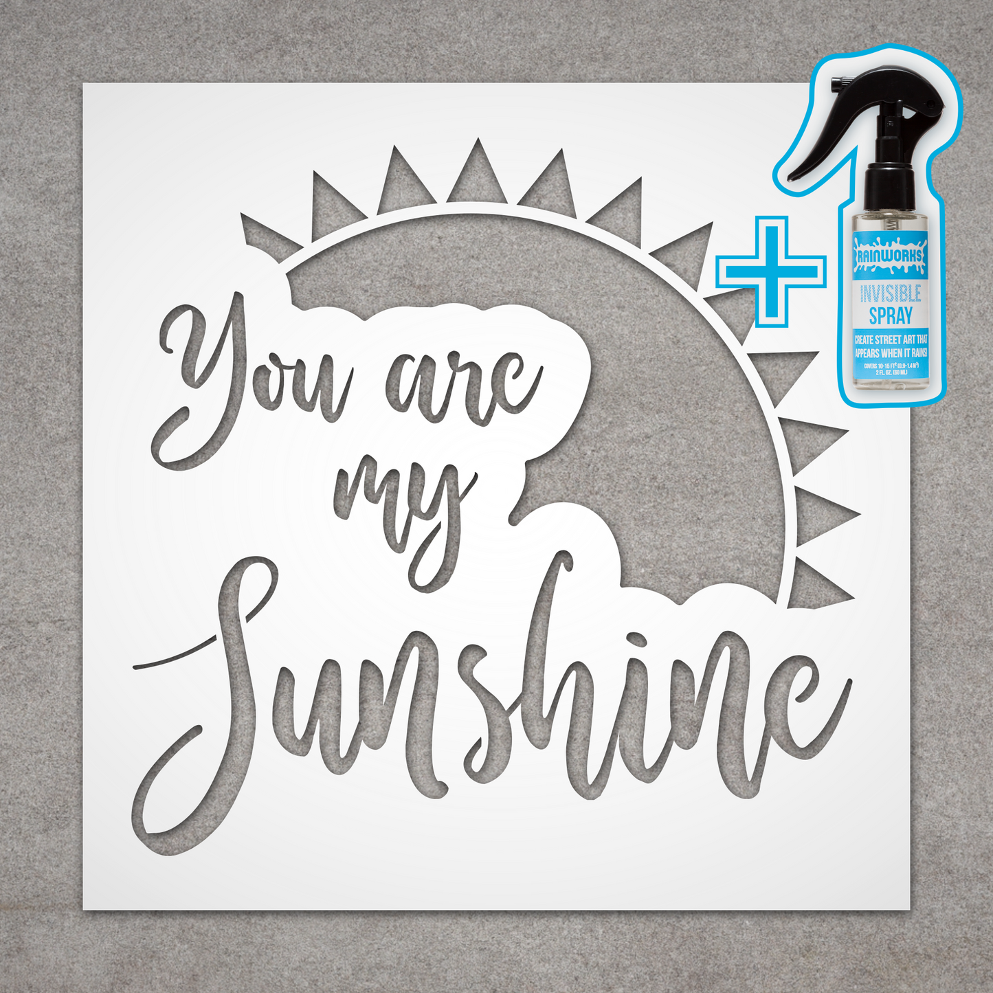 You Are My Sunshine PopOut Stencil