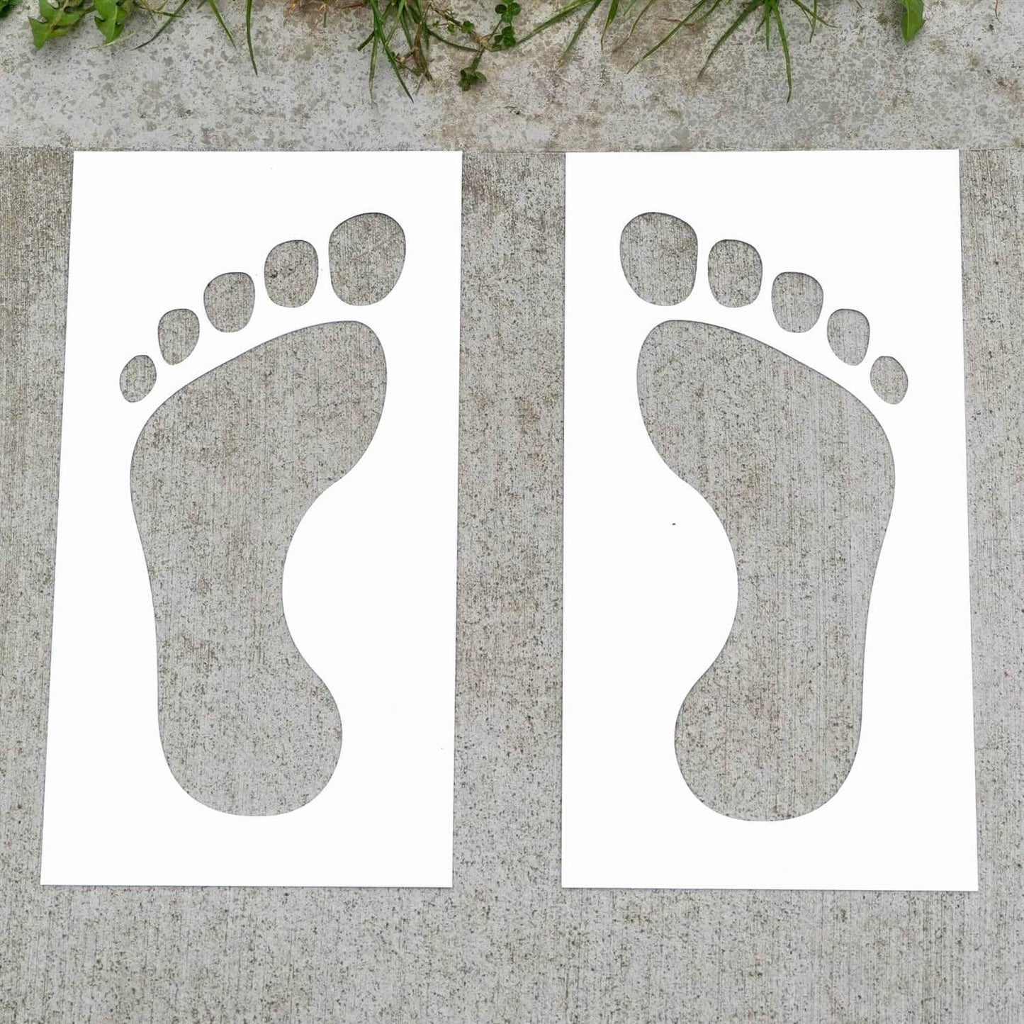 FREE Big Foot Prints PopOut Stencils (2 Pack)
