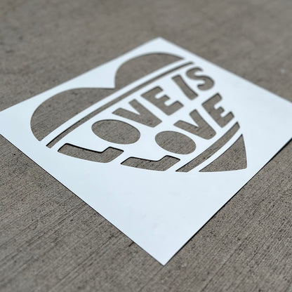 Love Is Love PopOut Stencil