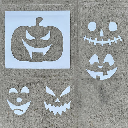 Jack-O-Lantern Bundle | Invisible Spray + 5 Rainwork Stencils