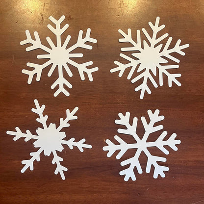 Happy Holidays and Snowflakes PopOut Stencils (5 Pack)