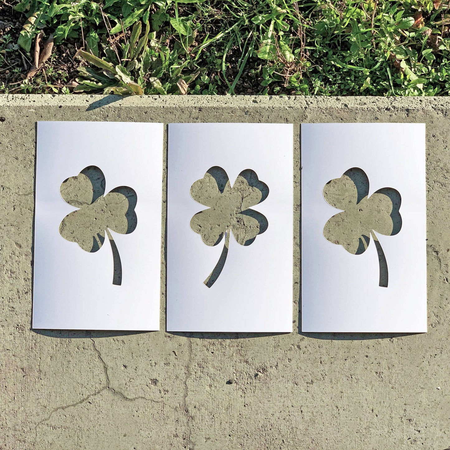 Four-Leaf Clover Scavenger Hunt PopOut Stencils (3 Pack)
