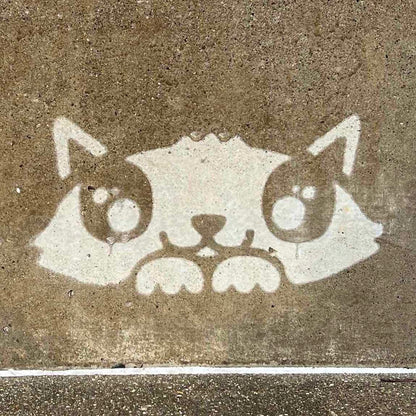 Cute Kitten PopOut Stencil